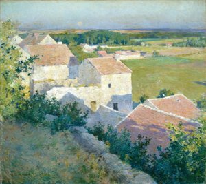 Nyári szürkület alkotó: Willard Leroy Metcalf