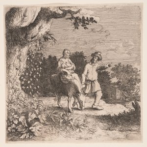 Az egyiptomi menekülés alkotó: Willem Basse
