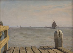 Móló Enkhuizenben. 1918