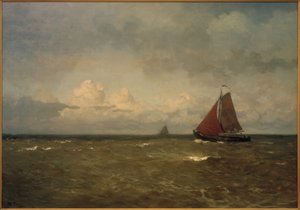 Födémfenekű hajó a Zuiderzee-n