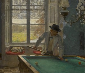 A biliárdozó, 1896.