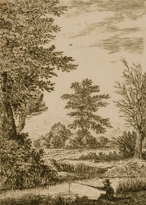 Tájkép patakkal alkotó: Willem Bemmel