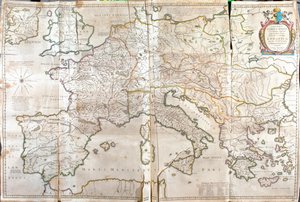 Európa és Nyugat-Ázsia, Willem Blaeu: "Theatrum Orbis Terrarum, sive Atlas Novus", Amszterdam. alkotó: Willem Blaeu