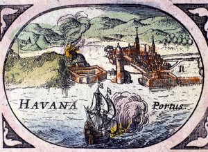 Havanna, William Blaeu atlasza alapján alkotó: Willem Blaeu