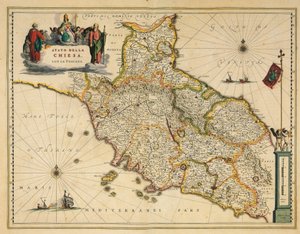 Toszkána térképe, Willem Janszoon Blaeu Atlaszból alkotó: Willem Blaeu
