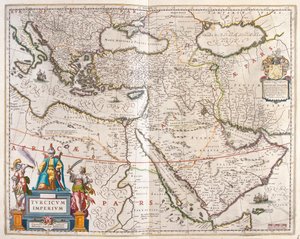 Török birodalom, Willem Blaeu "Theatrum Orbis Terrarum, sive Atlas Novus" című művében, Amszterdam, Amszterdam. alkotó: Willem Blaeu
