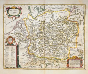 Régi Németország a Világszínházból, Willem Bleau, Amszterdam alkotó: Willem Blaeu