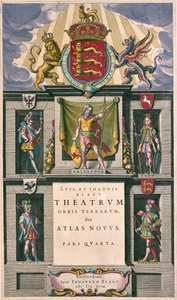 a Willem Blaeu által készített "Theatrum Orbis Terrarum, sive Atlas Novus" című könyvben, Amszterdam, Amszterdam alkotó: Willem Blaeu