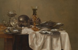 Reggeli csendélet alkotó: Willem Claesz. Heda