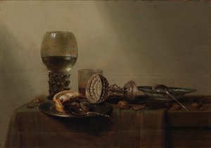 Csendélet, 1637. alkotó: Willem Claesz. Heda