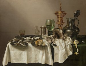 Csendélet aranyozott csészével, 1635