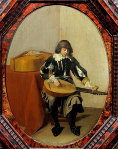 Fiatal zenész. Willem Cornelisz Duyster festménye (1600-1635) Ec. Hol.