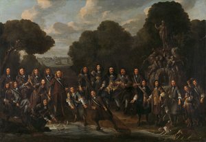 Allegória a holland halászat felvirágoztatásáról a második angol-holland háború után (1665-67) alkotó: Willem Eversdijck (attributed to)