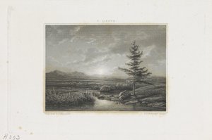 Táj egy patakkal alkotó: Willem Frederik Wehmeyer