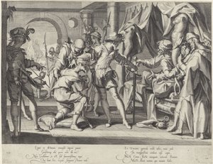 III. Vilmos holland gróf elrendeli a végrehajtó lefejezését Thronus Justitiae (sorozat címe)