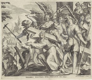 Utazó Az igazságosság trónja (sorozat címe) alkotó: Willem Isaacsz. van Swanenburg