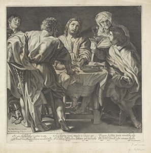 Étkezés Emmausban alkotó: Willem Isaacsz. van Swanenburg