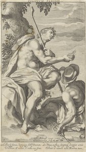 Párizs és Mercurius Párizsi ítélet (cím a tárgyon) Oordeel van Paris (sorozat címe) alkotó: Willem Isaacsz. van Swanenburg