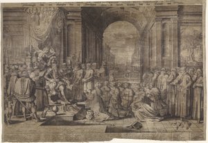 Alva zsarnoksága Hollandia nyomorúságos állapotának képe, Alba hercegének kegyetlen zsarnoksága alatt (cím a tárgyon) Delineatio deplorati status belgy sub immensa tyrannide Albani ducis Fernandi a Toledo (cím a tárgyon)