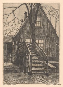 Ház híddal Westzaanban