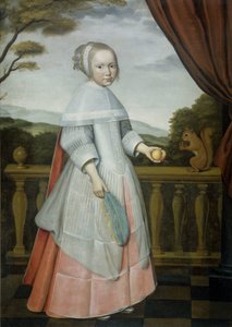 Elisabeth van Oosten (1660-1714) gyermekkori portréja alkotó: Willem Jansz. Ploy (attributed to)