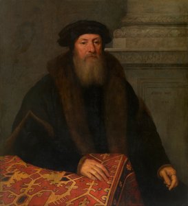 Férfi portré (olaj, vászon, transzfer a panelről) alkotó: Willem Key