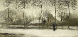 Téli táj, 1875 körül (olaj, vászon)
