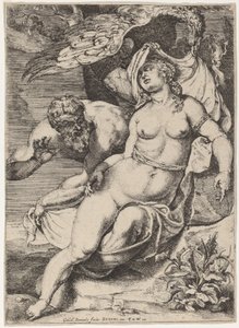 Jupiter és Antiope alkotó: Willem Panneels after Sir Peter Paul Rubens