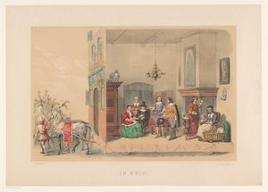 Az utrechti maskarás második csoportja 1856-ban Otthon (cím a tárgyon) Hazánk a 17. század közepe táján, javasolta H.H. diákok, a Mutua Fides tagjai, az Utrechtsche Hoogeschool 220. évfordulója alkalmából, június 25-én