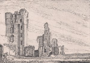 A Huys te Kleef Haarlem közelében, a Versheyden Landtschapjes Various Little Landscap...-ból, 1616 körül.