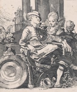 A szerelmes pár: Lucelle és Ascagnes, 1616.