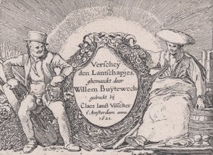 Címlap, Verscheyden Landtschapjes Various Little Landscapes, 1. tábla, kb. 1616,