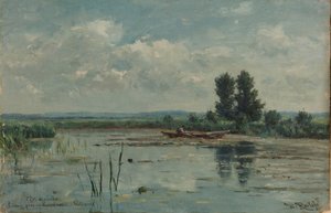Tó Loosdrecht közelében Vízlap Loosdrecht közelében alkotó: Willem Roelofs (I)