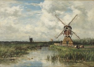 Kilátás Leiden közelében