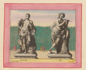 Statuen von Galatea und Acis