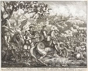 A narvai csata 1700. november 19-én alkotó: Willem Swidde
