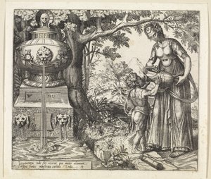 Hágár inni ad Izmaelt Hágár és Izmael története (sorozat címe) alkotó: Willem Thibaut