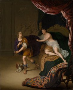 József és Potifár felesége alkotó: Willem Van Mieris