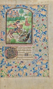 Sankt Georg und der Drache alkotó: Willem Vrelant