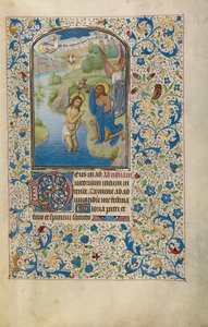 Die Taufe Christi alkotó: Willem Vrelant