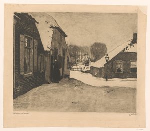 Havas házak Edén alkotó: Willem Witsen (signed by artist)
