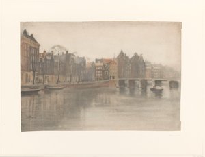 A régi Waal Amszterdamban alkotó: Willem Arnoldus Witsen