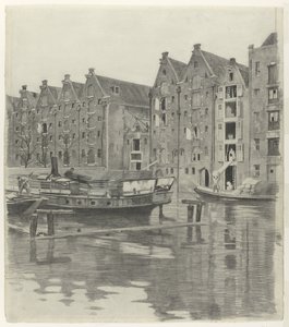 Raktárak a csatornán alkotó: Willem Arnoldus Witsen