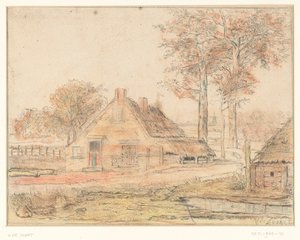 Farm egy tájban alkotó: Willem de Zwart