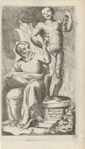 Illusztráció a „Meditationes in magni Hippocratis” című könyv címlapjához alkotó: Willem ten Rhijne