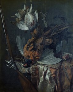 Csendélet holtjátékkal (olaj, vászon) alkotó: Willem van Aelst