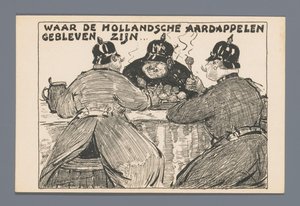 Hová lett a holland krumpli... (cím a tárgyon) alkotó: Willem van Schaik