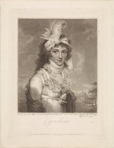 A Brunswick-Wolfenbütteli Caroline Amalia Elisabeth portréja