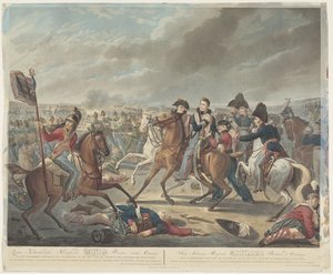 Ő Királyi Fensége William Prince of Orange a dicsőséges waterlooi csatában, 1815. június 18-án, megsebesült a győzelem pillanatában / Altesse Royale Guillaume Prince d