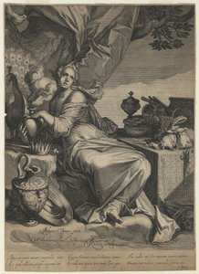 A világi javak hiúságának és átmeneti természetének allegóriája, 1608